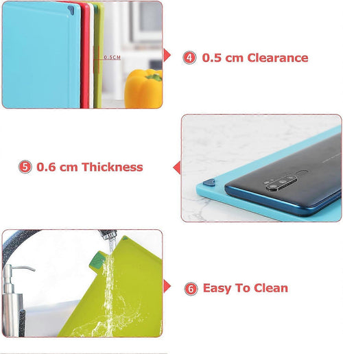 Juego de tablas de cortar de plástico